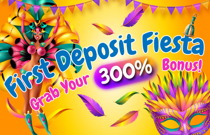 300% First Deposit Bonus